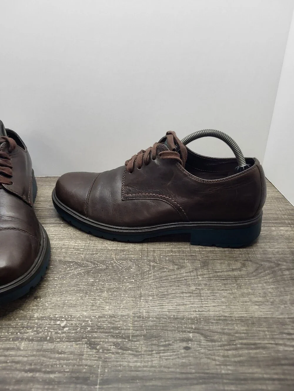 Camper Leather Oxfords Dress Shoes Brown Mens Size EU 42 US 9